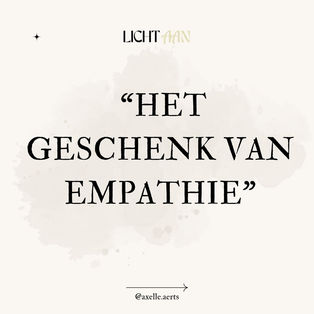 Het geschenk van empathie.