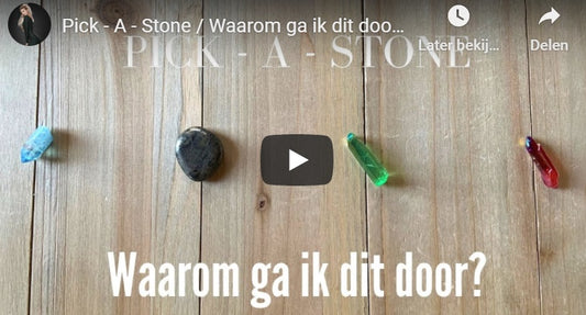 Waarom ga ik dit door? (Pick-a-stone)